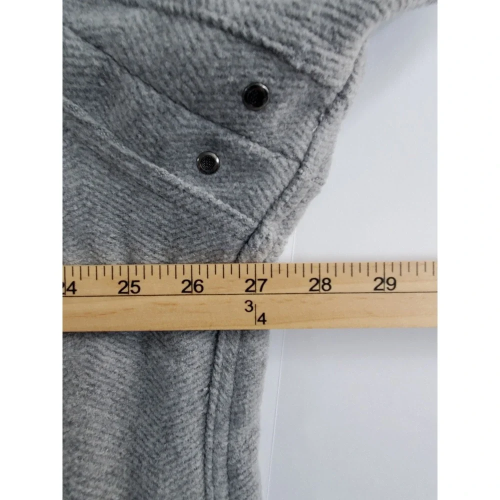 JACHS New York Mens XXL Shirt Jacket Gray Premium Outdoors Wool Blend Shacket
